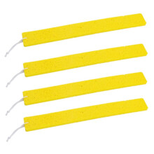 4X Striscia Lunga In Pasta di Legno e Cotone, Striscia Assorbente per Lavabo, Striscia In Spugna Che Blocca L'Acqua, Striscia In Cotone Assorbente per
