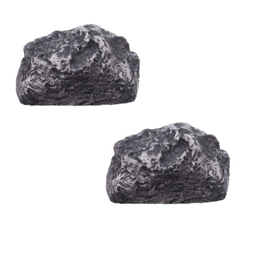 2X Hide A Key in Plain Sight in A Real Looking Rock/Stone, Holds Standard Sized Spare Keys 1