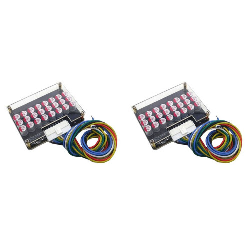 2X Whole Group Balancer 8S 5A Active Lithium Lifepo4 Battery Equalizer  Transfer Capacitor BMS Board with Shell 1