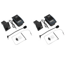 2X 5 Bands Acoustic Guitar Pickup EQ Preamp LCD Tuner Equalizer with Mic LC-5