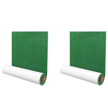 2X Deslizadores de Fieltro Autoadhesivos, 40 x 150 cm, Almohadillas de Fieltro Autoadhesivas, Deslizadores de Muebles, Cinta Adhesiva Multiusos Verde