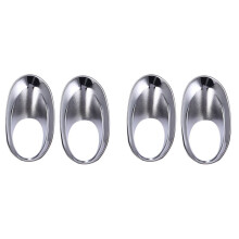 4x for  Cr-V Crv 2007 2008 2009 Front Bumper Fog Light Trim Rim Lamp Cover Cap Car Styling Reflective Sticker Kit