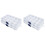 Plastic Organizer Box, 4 Pack Clear Bead Organizer voor Sieraden Tackle Earring  Beads (15 Grids) 1