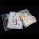 48 Pack Clear Plastic Envelopes  Envelopes Expandable Files Document Folders with Button & String Tie Closure A4 4