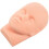 2X Mannequin Flat  Silicone Practice False Eyelash Extensions Makeup Model Massage Training 4