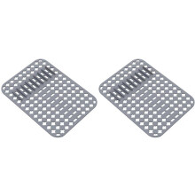 Kitchen Sink Protectors Mat 2 Pack, Silicone Sink Grid for Bottom of Kitchen Sink, Sink Mats for Stainless Steel Sink