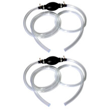 2X Utile Pompa di Trasferimento del Liquido del Carburante Pompa Manuale di Aspirazione Olio Acqua Benzina del Carburante Pompa di Trasferimento del