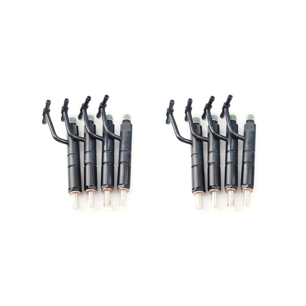 8Pcs Fuel Injector Assembly Compatible 4Jb1 Engine Fuel Injector +Nozzle Kbal-P001a Dsla153p009 Black 6032408646201