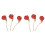 6Pcs Ceiling Fan  3 Speed 4 Wire ZE-268S1 Fan Pull Chain  Replacement Speed Control  Chandelier 1