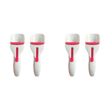 4 Unidades de Colher de Distribuição de Massa de Bolo, Botão Deslizante de um Toque Dispensa Massa, Ferramenta de Cozimento Dispensador de Massa
