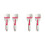 4pcs Cake Batter Distribution Scoop, One-Touch Sliding Button Dispenses Batter, Home Batter Dispenser Baking Tool 1