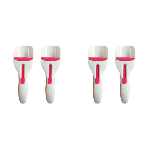 4pcs Cake Batter Distribution Scoop, One-Touch Sliding Button Dispenses Batter, Home Batter Dispenser Baking Tool