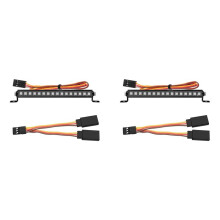 2X Metall 16 LED 8 Modi Dachlichtleiste Dachlampe für TRX4M TRX4-M 1/18 RC Crawler Car Upgrade-Teile