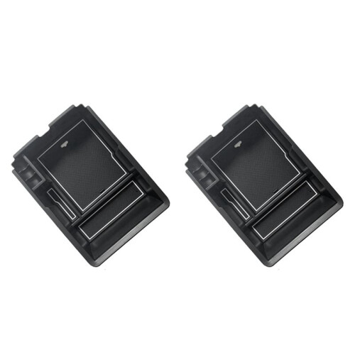 2X Car Insert Front Center Storage Box Console Organizer Tray Box for  Sorento MQ4 2021 2022