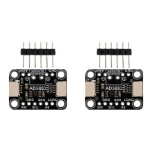 2X AD5693R Breakout Board I2C-Interface 16-Bits DAC-Module Compatibel met STEMMA QT Qwiic