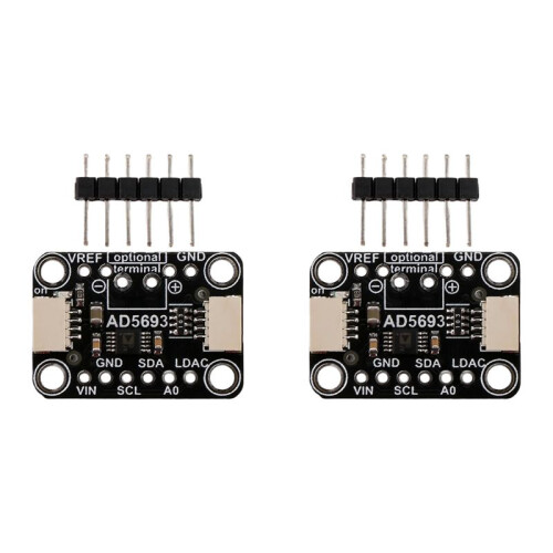 2X AD5693R Breakout Board I2C Interface 16-Bit DAC Module Compatible with STEMMA QT Qwiic
