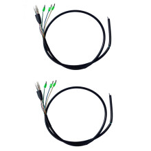 2X Elektrische Scooter Motor Verlengkabel E-Bike Hall Kabel Borstelloze Motor Kabel 8PIN Elektrische Fiets Accessoires