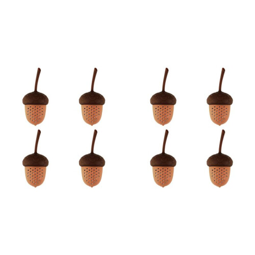 8X Tea Bag Strainer Gadgets Kitchen Accessories Silicone Tea Infuser Tea Tools Spice Diffuser