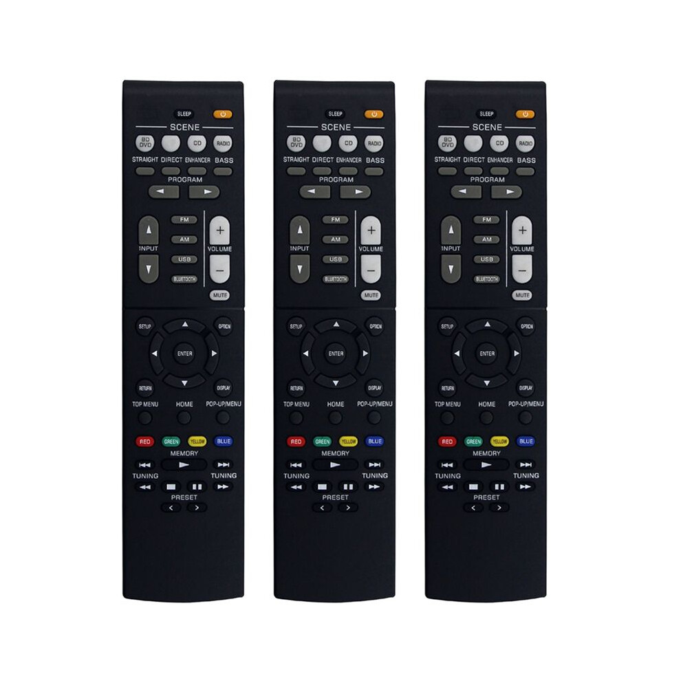 3X Rav561 Zz43210 Remote Control For Home Theater Receiver Htr-3072 Rx-V385 Yht-4950Ubl Rx-V381 Rx-V383 Htr-3071 6033303379966