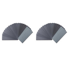 Sandpaper Variety Pack, 40PCS Sand Paper Assorted for Wood Metal Sanding, Wet Dry Sandpaper Sheets , 9 X 3.6 Inch