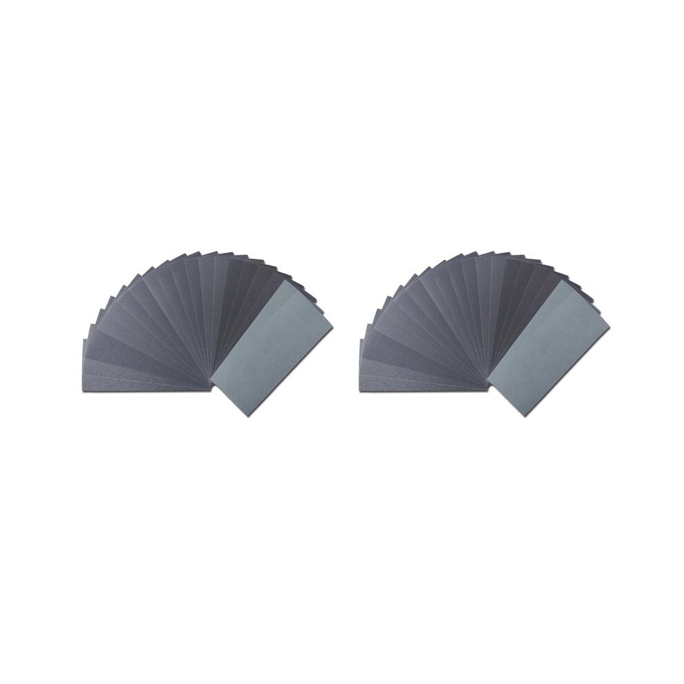 Sandpaper Variety Pack, 40Pcs Sand Paper Assorted For Wood Metal Sanding, Wet Dry Sandpaper Sheets 9 X 3.6 Inch 6033664599508
