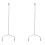2X Support de PoupéE BJD Figurines de Pose D'Action Supports D'Affichage de Support Invisible pour  PoupéEs  Accessoires de Support de 1