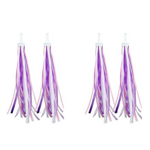 4X Colorful Bike Tassels Ribbon Fashion Bike Handlebar Streamers Funny Bicycles Ornaments for Kids Children A