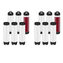 12 St 16 Oz Kryddflaskor Inverterad Plastpressflaska för Såser Påfyllningsbar Spets Stor Ventil Dispenser