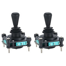 2X Monolever Joystick Switches with Push Button 2 4 8 Way Reset Momentary Toggle -Rocker Switches CV4-YQ-04R2G