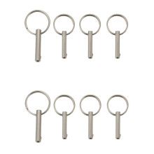 8 Pcs Quick Release Pin 1/4 Inch, Full 316 Stainless Steel, Bimini Top Pin, Marine Hardware