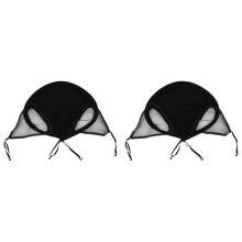 2X Upgraded Version of Baby Stroller Sun Visor Carriage Sun Shade Canopy Cover Black