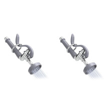 2X Sink Sprayer, Pre Rinse Sprayer for Commercial Kitchen Sink Faucets, 1.42 GPM Sprayer Valve Dish Sprayer Nozzle