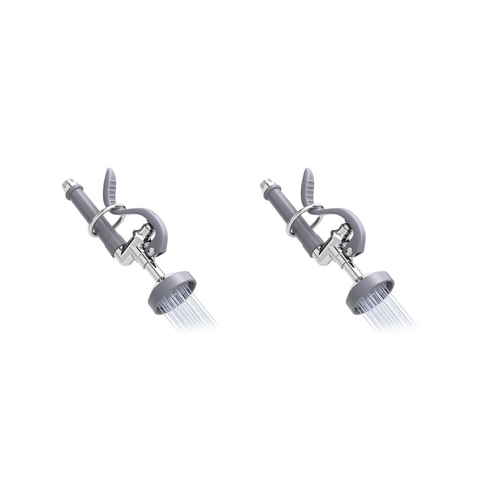 2X Sink Sprayer, Pre Rinse Sprayer For Commercial Kitchen Sink Faucets, 1.42 Gpm Sprayer Valve Dish Sprayer Nozzle Typecat