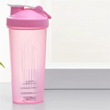 2X Shaker Cup Sports Portable Convenient Stirring Cup 600Ml Plastic Shakers Bottle Adults
