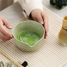2X Matcha Set, Japanese Tea Set Includes Matcha Bowl with Spout, Matcha Holder, Bamboo Matcha and Bamboo Scoop