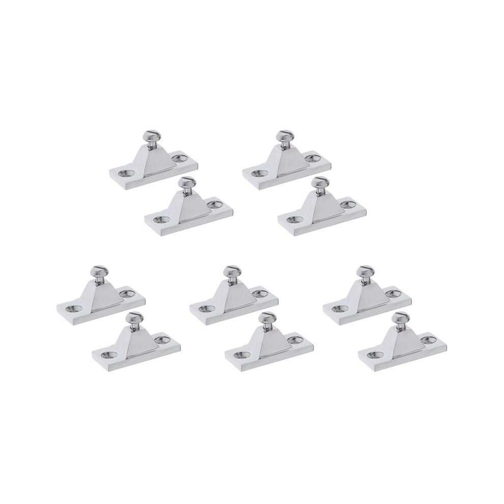 10 Pieces Marine Deck Hinge Boat Bimini Top Fitting Hardware 4711975933656