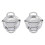 2X Stainless Steel Dumpling Maker, Flower Type Dumpling Ravioli Maker Press Mold Dumpling Making Device Accessories 1