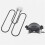 2X for  66631 Heating Elements Barbecue Grill Heating Pipe  Q140 Q1400 Replacement Accessories,EU Plug 2