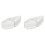 100Pcs Cake Slice Containers with Hinged Lid,Disposable Pie Slice Boxes,Individual Cheesecake Containers,Cake Carriers 1