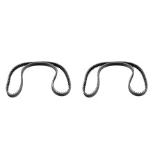 2X Correa de Transmisión Trasera de 1/8 Pulgadas 128T 40022-91 para Sportster XL1200 1991-2003 Correa de Transmisión de Motocicleta de Calle