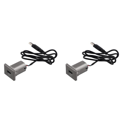 2X Car USB Input Adapter Audio Radio U-Disk Flash Socket Interface Cable for  Focus 2 Mk2 2009-2011 Accessories