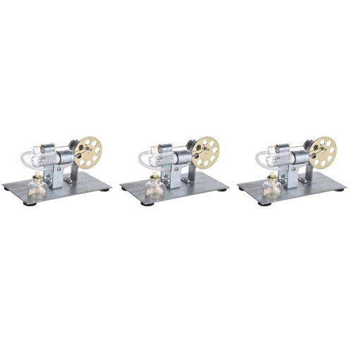 3X Stirling Engine Model Science Experiment Physics Experiment Generator Model Science and Education