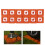 5pcs Interlocking Leveling Blocks Kit, ABS Anti-Slip Pads, Orange 7