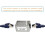2X RJ45 Female to Female CAT6A Shielded Coupler Inline Ethernet Coupler Ethernet Extender Adapter Ethernet Cable 3