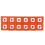 5pcs Interlocking Leveling Blocks Kit, ABS Anti-Slip Pads, Orange 14