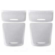 4x for CLA GLA A Class W117 W176 A180 2014-2017 Chrome ABS Center Storage Box Panel Trim Ashtray Cover