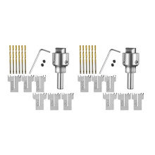 26 Pcs Ring Drill Bit Set, Wood Ring Drill Bit Wooden Ring Maker Steel Wood Bead Drill Bit for DIY Rings Making Jewelry