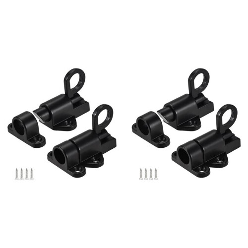 4 Pack Spring Loaded  Sliding Lock, Used for Automatic Door Closing Gun   Automatic Sliding Door Lock