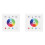 2X DC12V-24V RGB / RGBW Wall Mounted Touch Panel Controller Glass Panel Dimmer  Controller for LED Strips Lamp 1