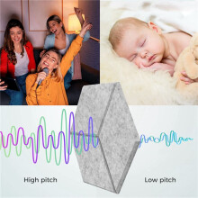 24 Pack Self-Adhesive Y-Lined Acoustic Panels,Sound Proof Foam Panels,Sound Absorbing Panels for Home & Offices